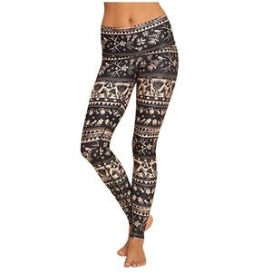 Teeki Women's Hot Pants / Leggings in Moon Flower